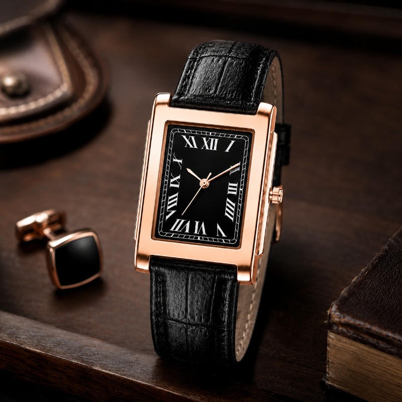 Smartwatch Casual Watches For Men - Классические мужские деловые часы с квадратным