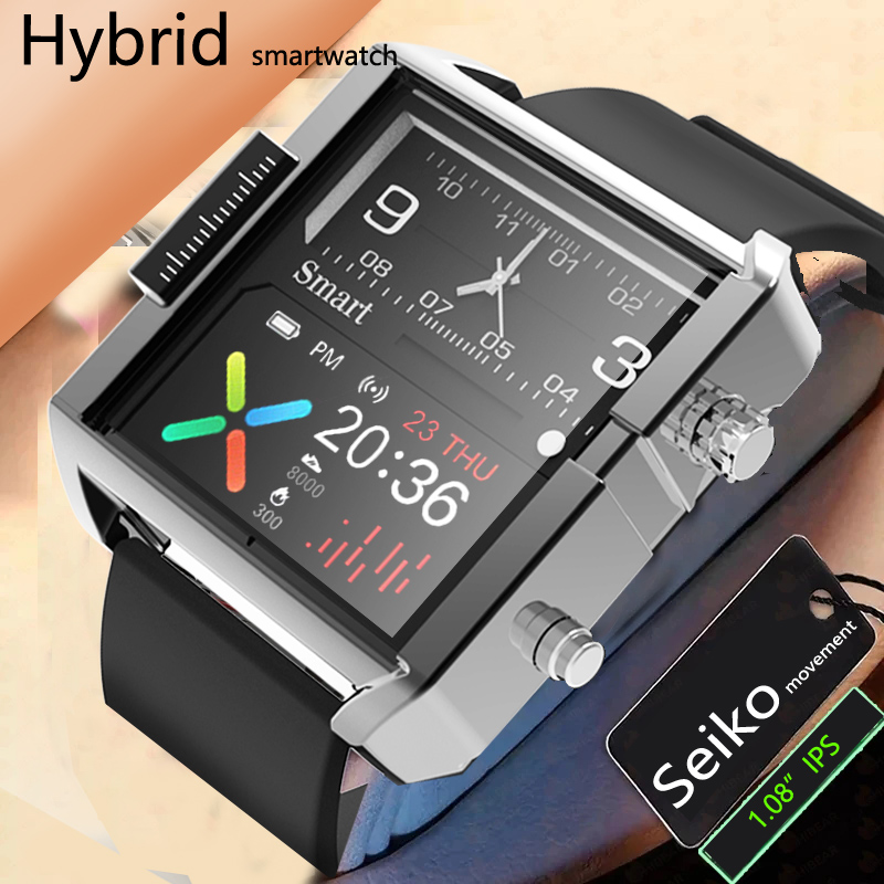 Seiko Watches Smartwatch - Смарт-часы T9 гибридные водонепроницаемые с пульсометром