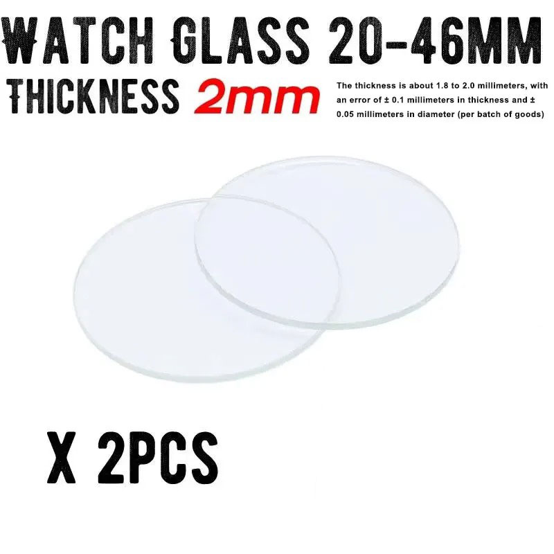Watch Crystal Replacement - 【2 шт.】Круглое стекло для часов толщиной