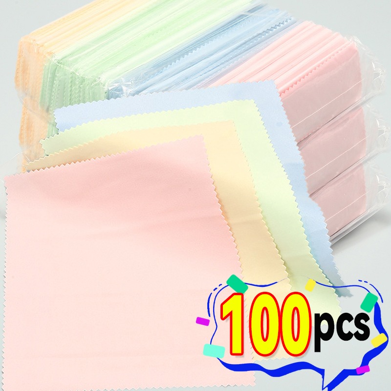 Watch Polishing Cloth - 10-100 шт., салфетки для полировки серебра,