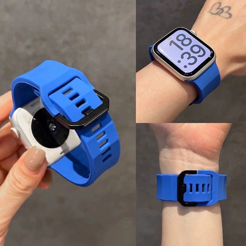 Smartwatch Premium Watches For Women - Премиальный мягкий волнистый силиконовый ремешок для