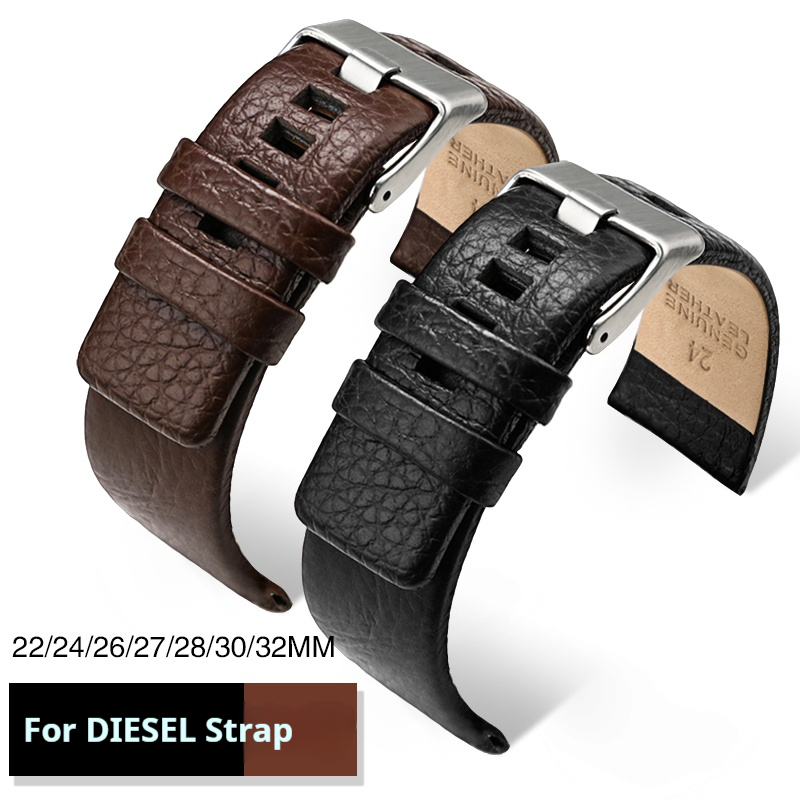 Diesel Watches Smartwatch - Ремешок из натуральной кожи для часов