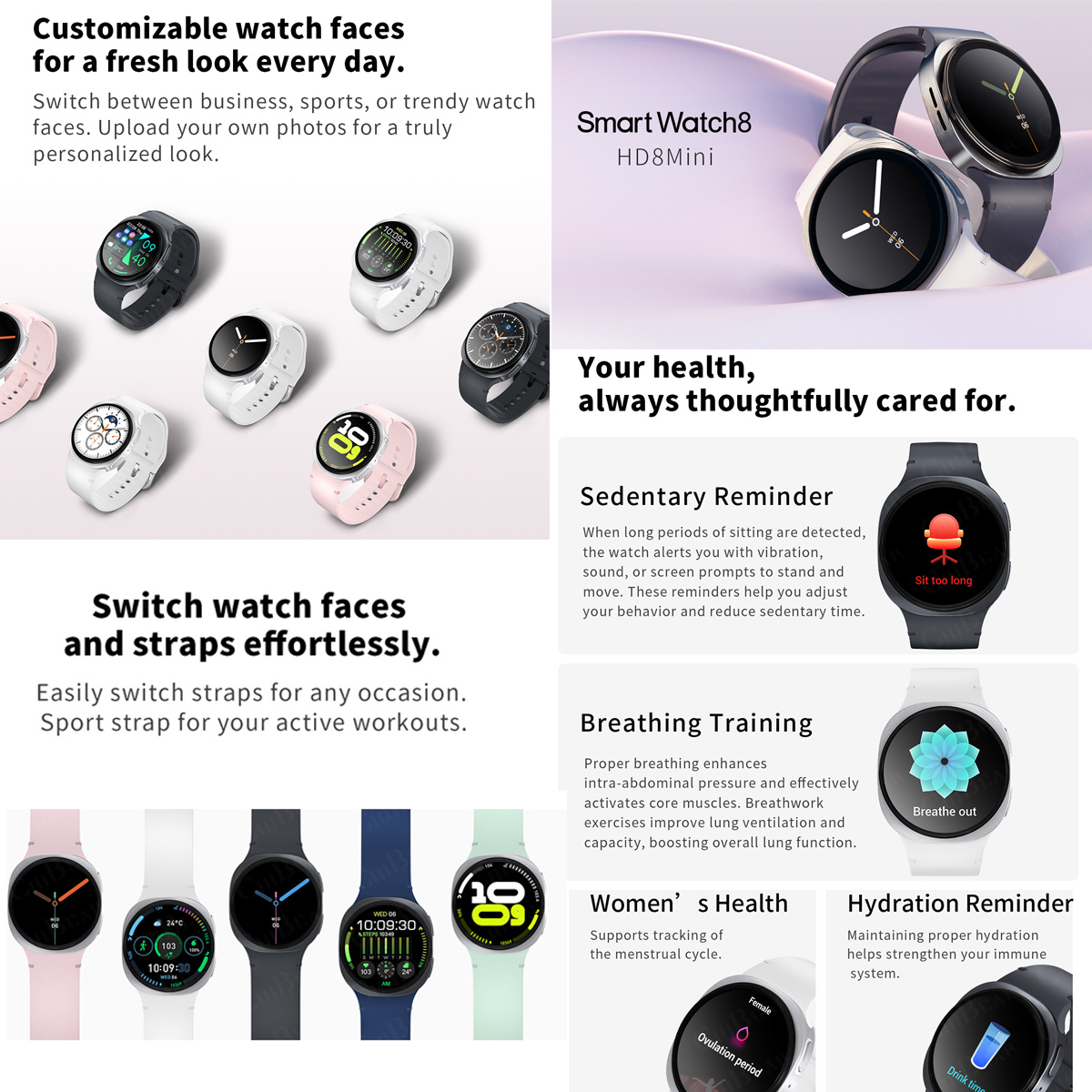 Новые смарт-часы 2026 года: 8  – обзор и цена Smartwatch Watches Girls