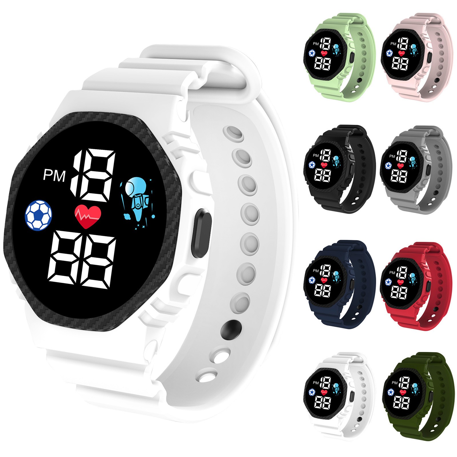 Многоцветные Смарт-часы для ма – обзор и цена Smartwatch Digital Watches For Boys