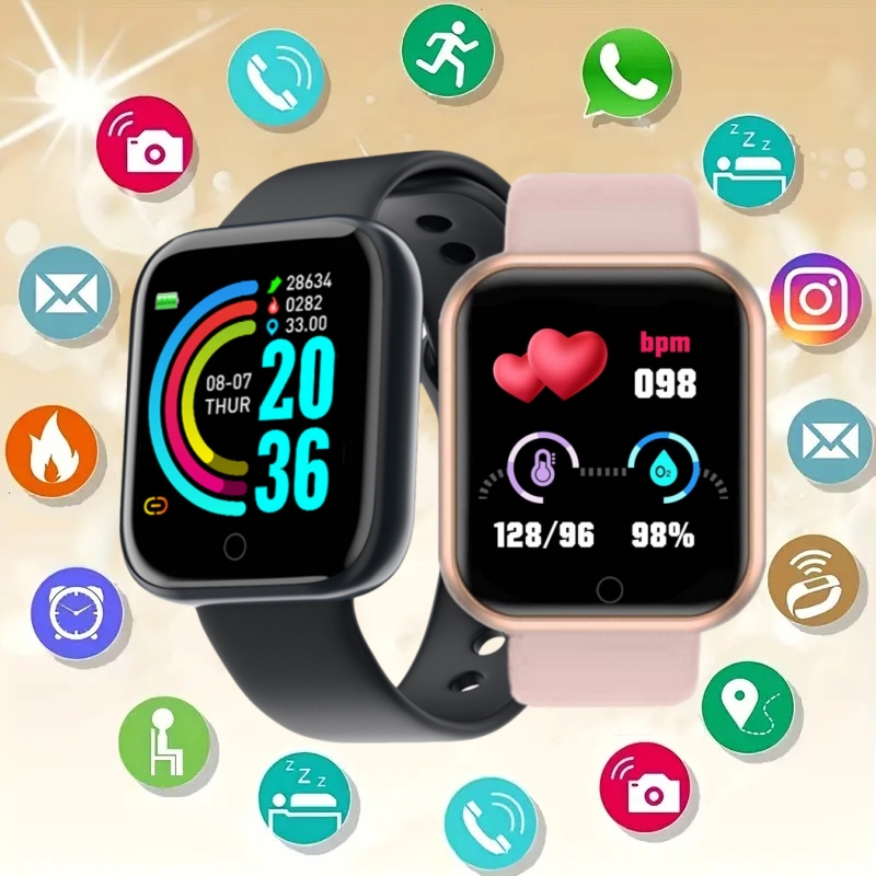 Смарт-часы Y68 D20 мужские, ум – обзор и цена Smartwatch Watches Girls