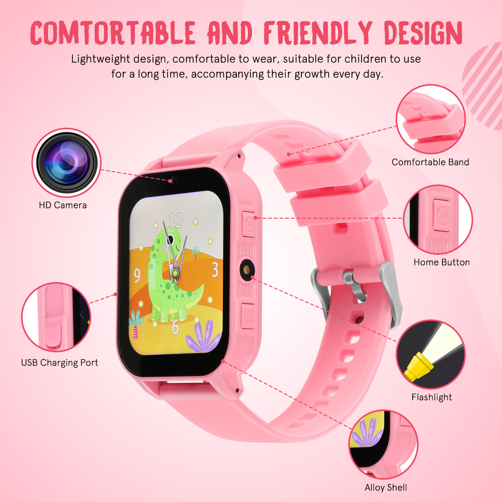 Детские часы с играми, цифровы – обзор и цена Smartwatch Watches Girls