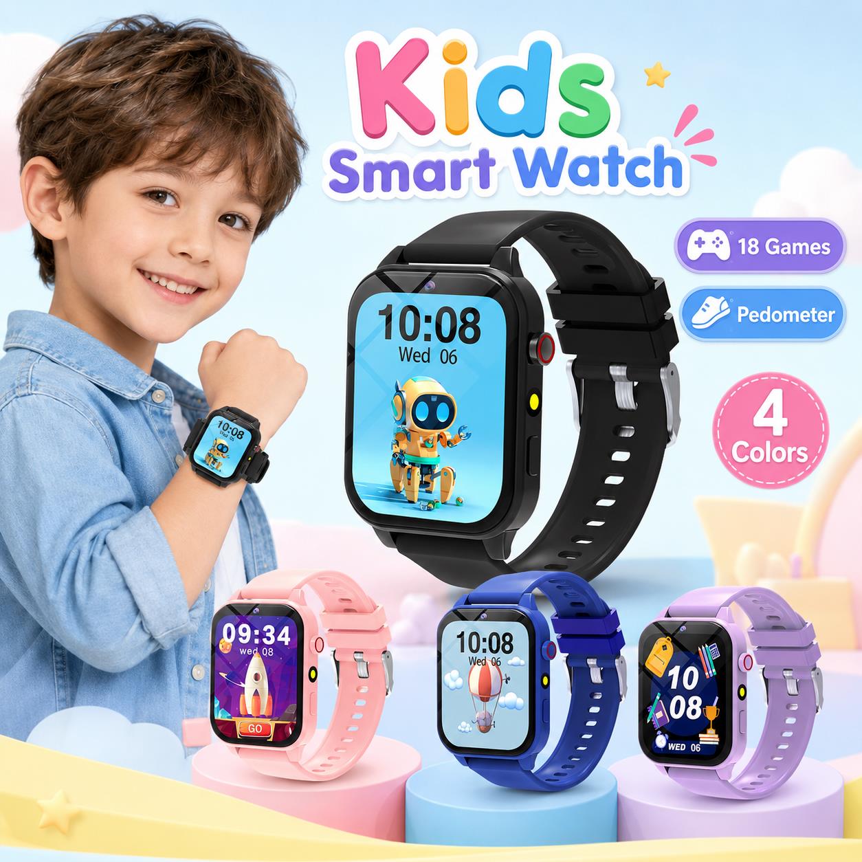 Умные часы для детей: 18 разви – обзор и цена Smartwatch Digital Watches For Boys