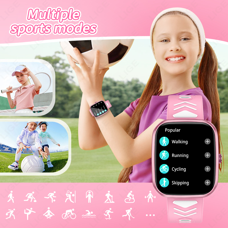 LIGE Новые 1,75-дюймовые водон – обзор и цена Smartwatch Digital Watches For Boys
