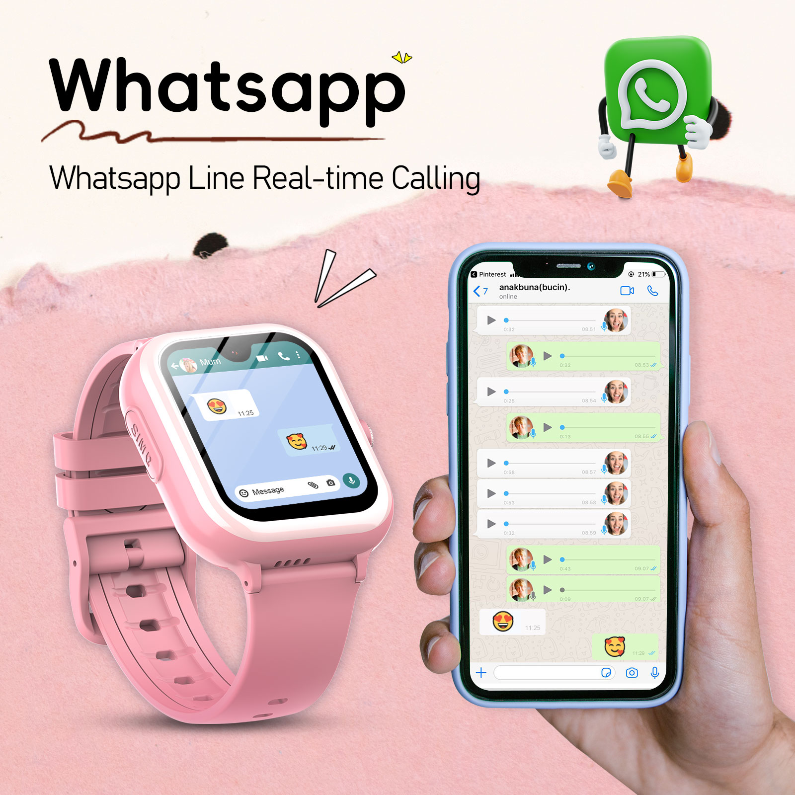 Детские умные часы Wonlex 4G с – обзор и цена Smartwatch Watch Whatsapp