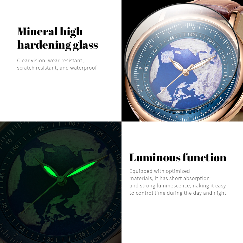 Мужские наручные часы LIGE 202 – обзор и цена Smartwatch Casual Watches For Men
